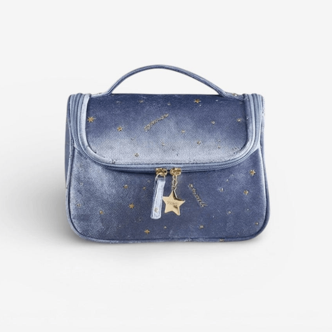 Trousse de toilette femme | Pochette chic velours