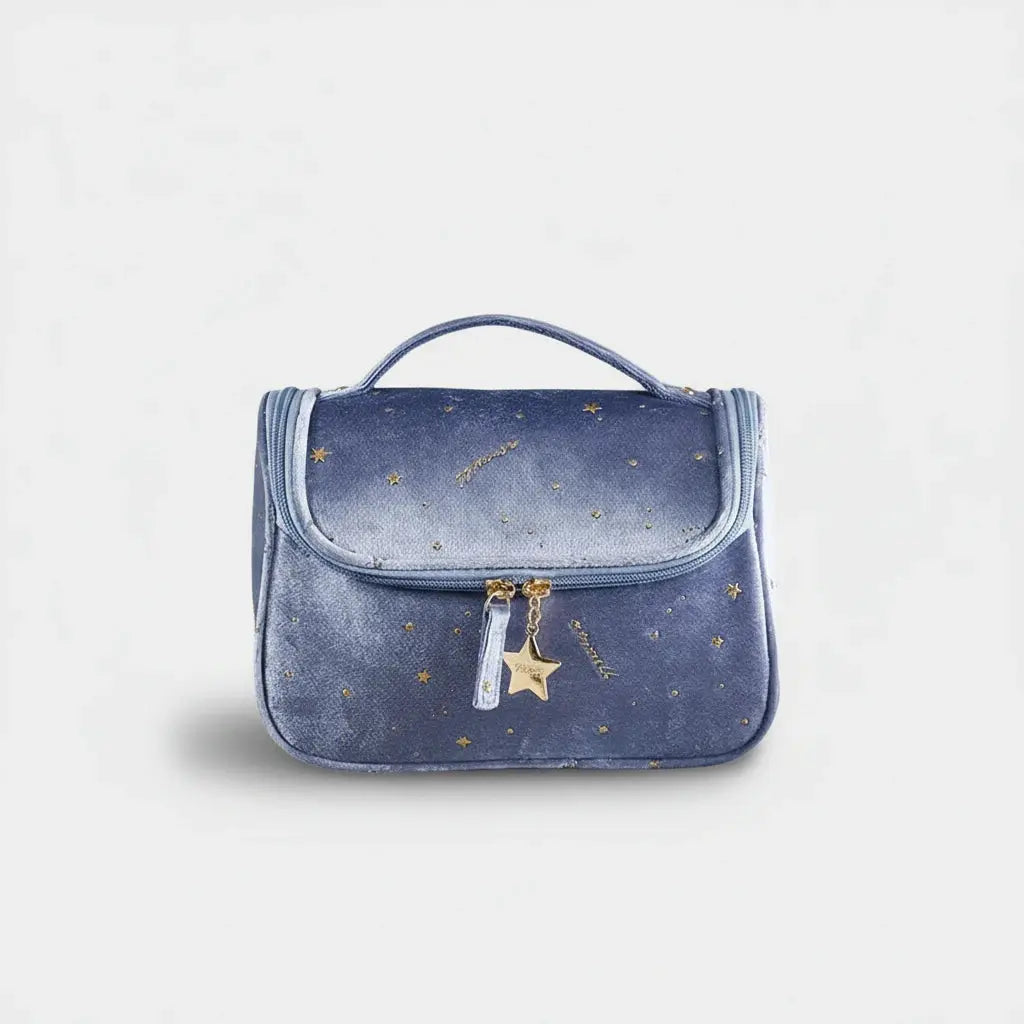 Trousse de toilette femme | Pochette chic velours