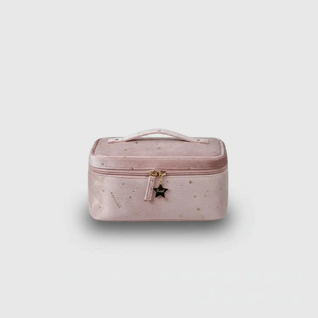 Trousse de toilette femme | Pochette chic velours