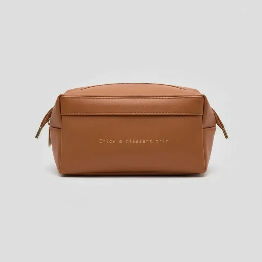 Trousse de toilette femme | PU Enjoy a Pleasant Trip