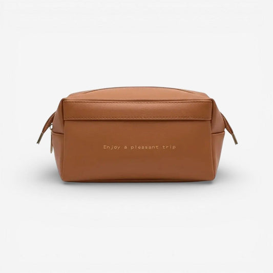 Trousse de toilette femme | PU Enjoy a Pleasant Trip