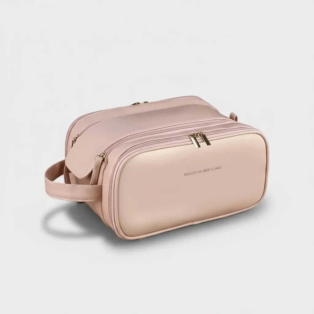 Trousse de toilette femme PU imperméable – Spacieuse et chic