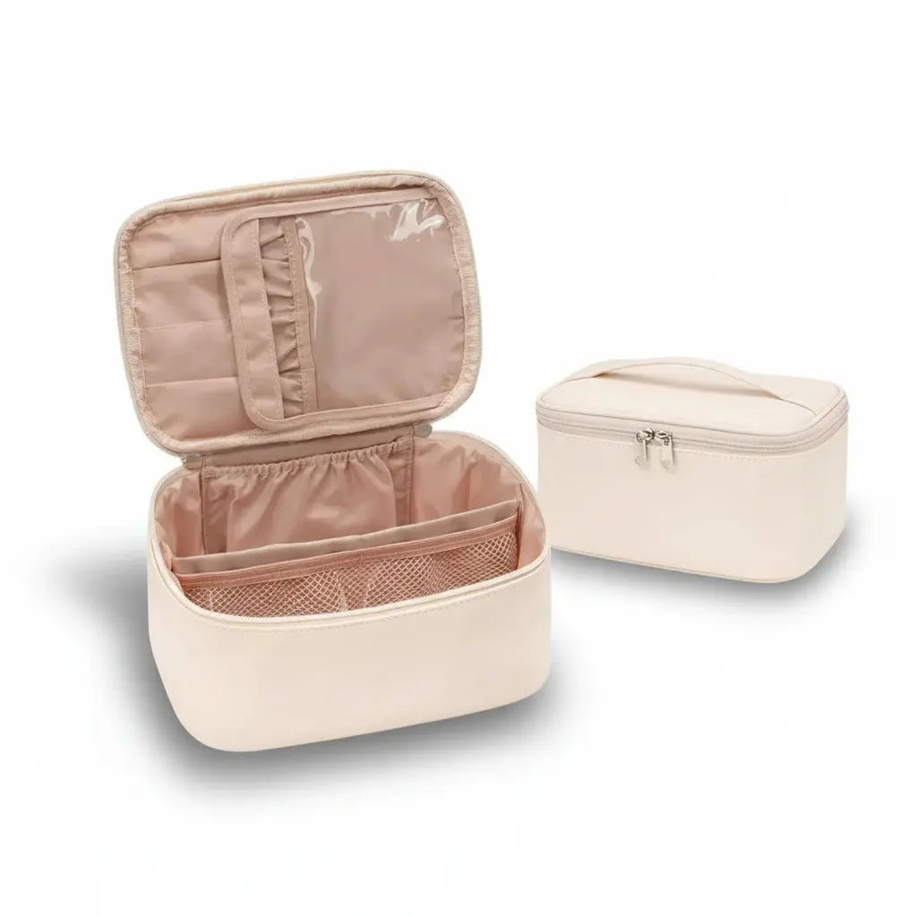 Trousse de toilette femme | Rigide compartimentée
