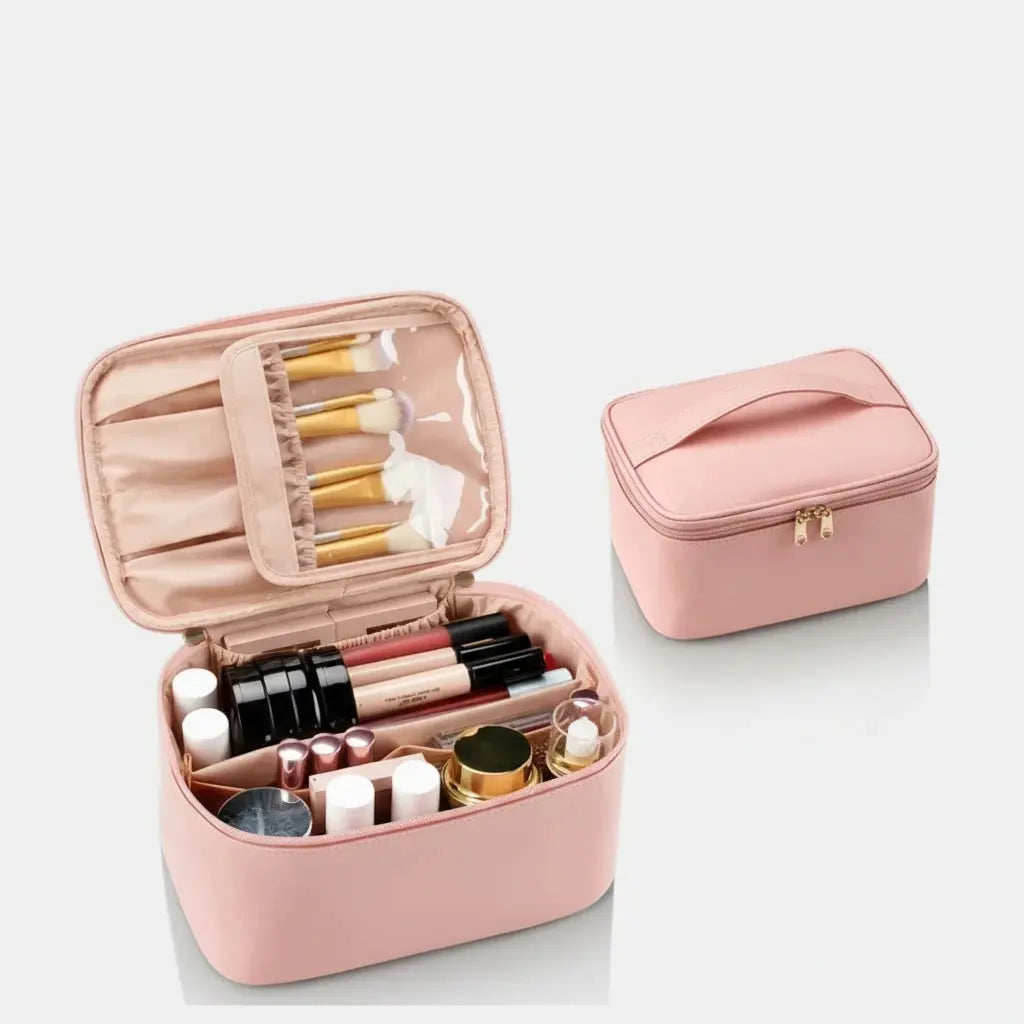 Trousse de toilette femme | Rigide compartimentée