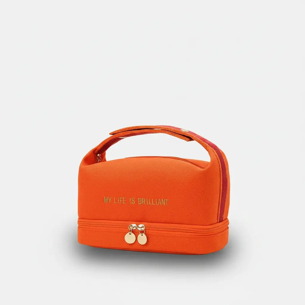 Trousse de toilette femme | Toile double couche