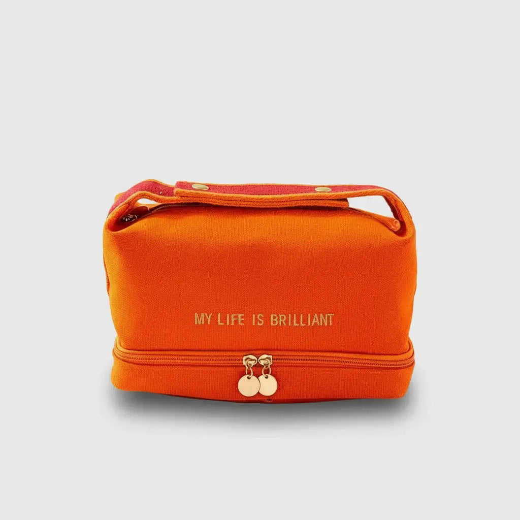 Trousse de toilette femme | Toile double couche