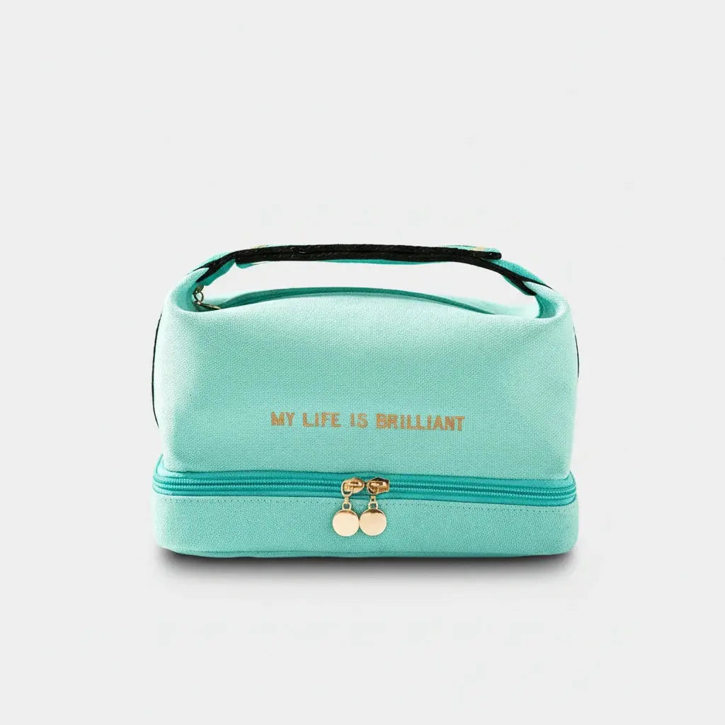 Trousse de toilette femme | Toile double couche