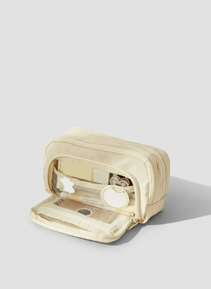 Trousse de toilette femme toile – spacieuse et pratique