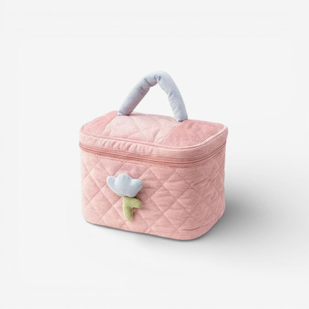 Trousse de toilette femme tulipes