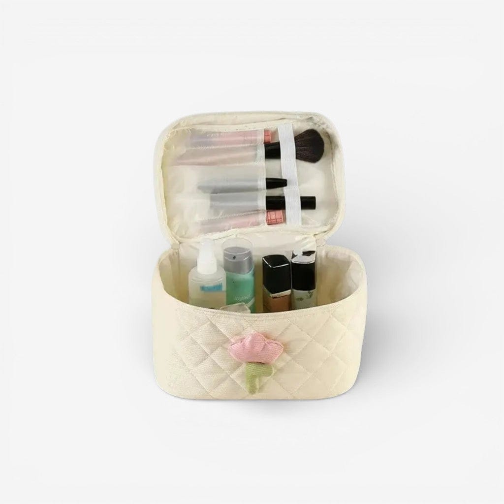 Trousse de toilette femme tulipes
