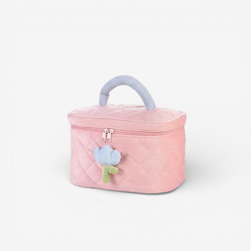 Trousse de toilette femme tulipes