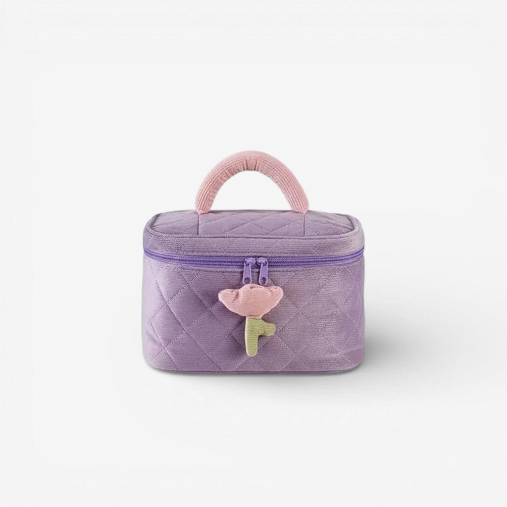 Trousse de toilette femme tulipes