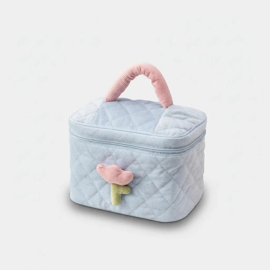 Trousse de toilette femme tulipes