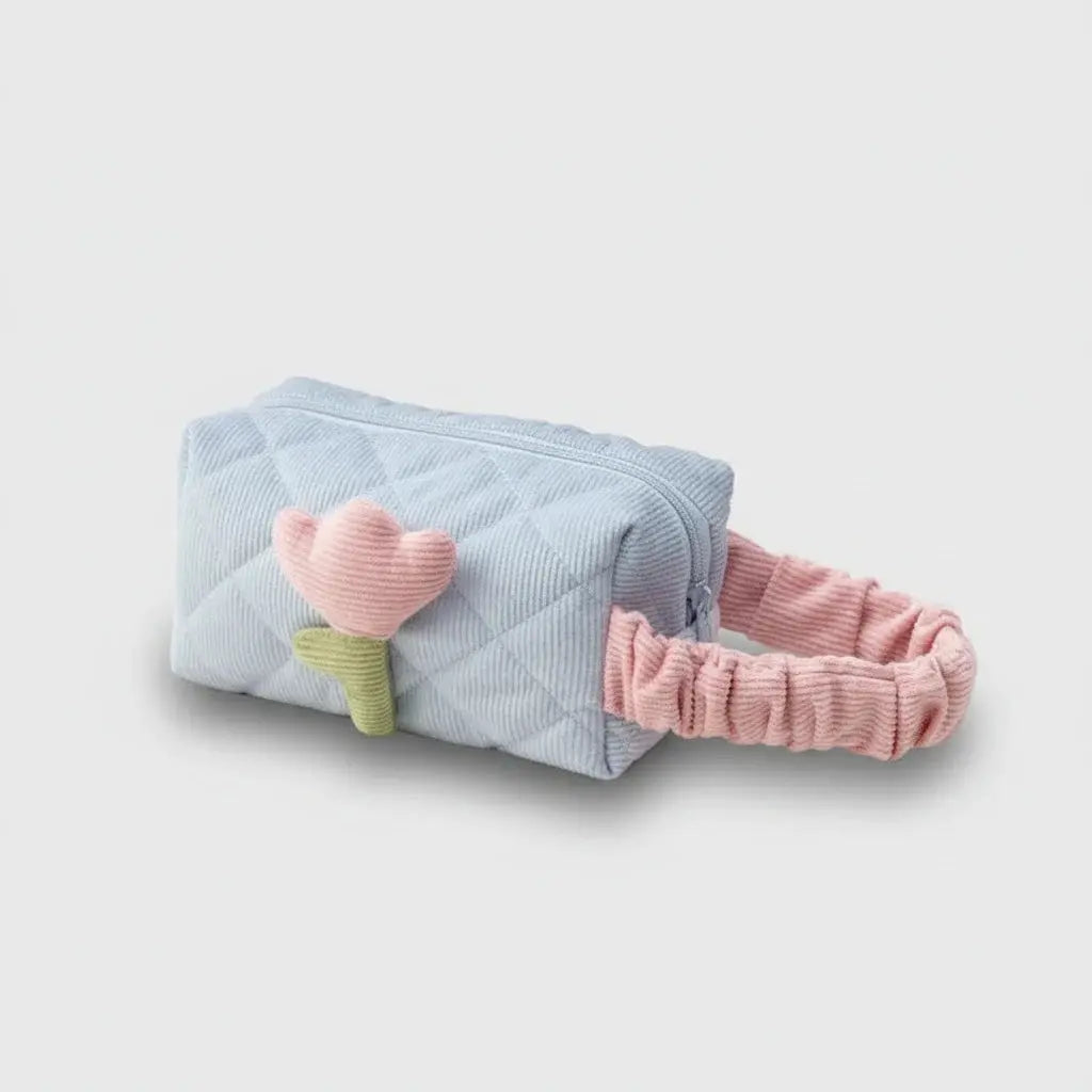 Trousse de toilette femme tulipes