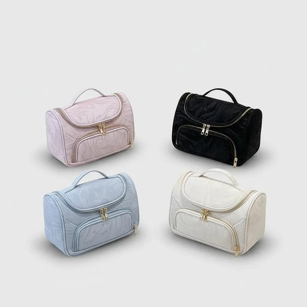 Trousse de toilette femme | Vanity cuir PU