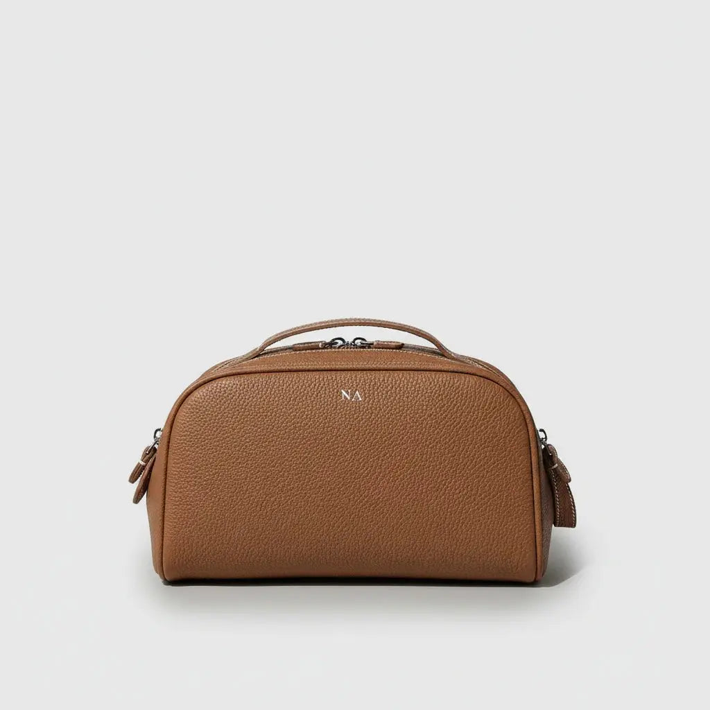 Trousse de toilette femme | Vanity cuir véritable 