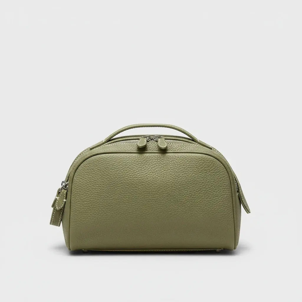 Trousse de toilette femme | Vanity cuir véritable 