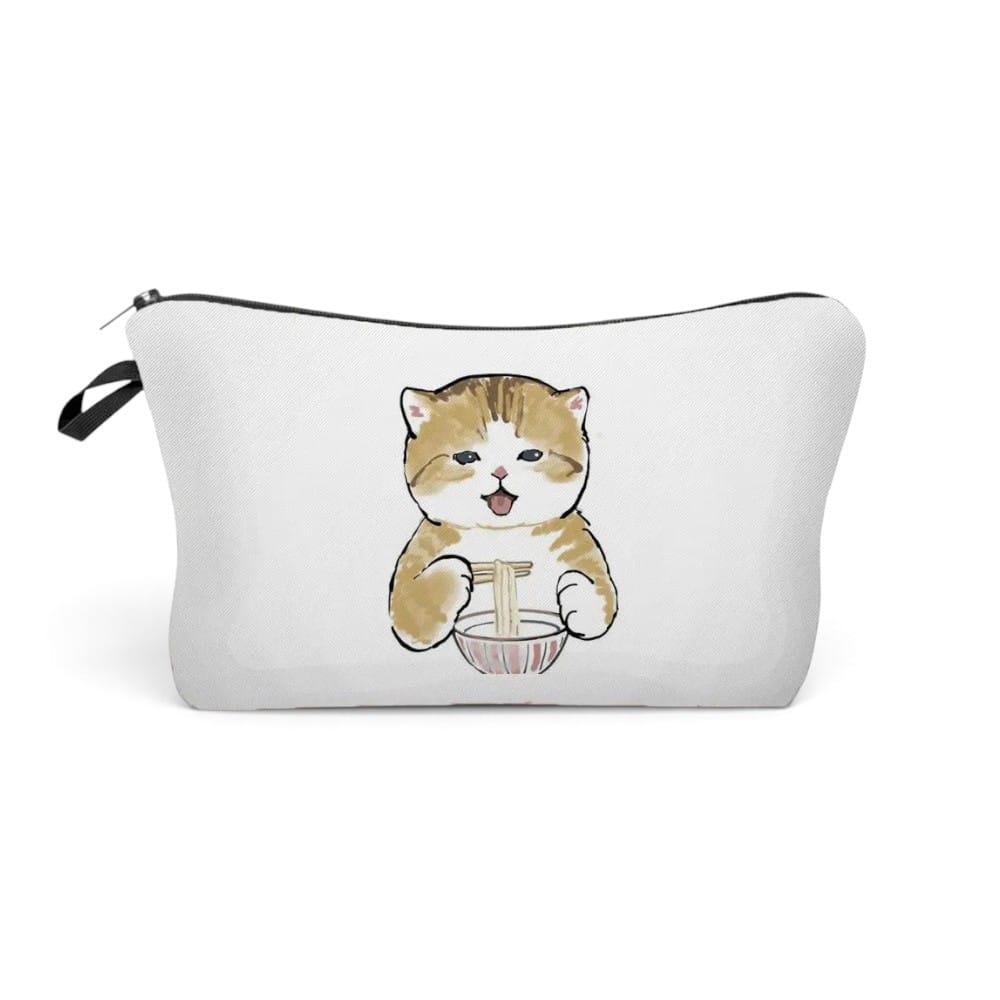 Trousse de Toilette Fille Chat Kawaii | TrousseUp