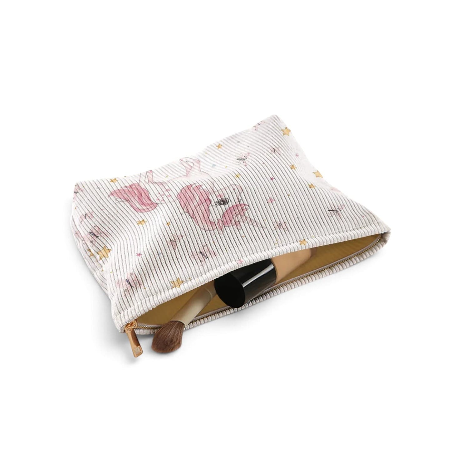Trousse de Toilette Fille Licorne Velours | TrousseUp
