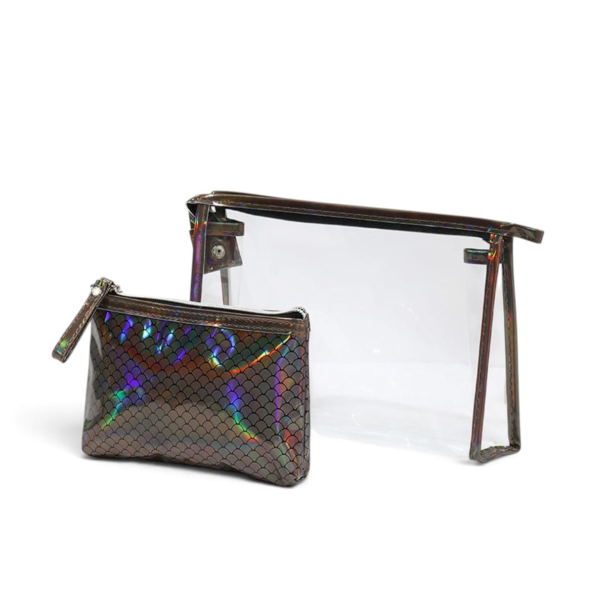 Trousse de Toilette Fille Sirène Écailles Lot de 2 | TrousseUp