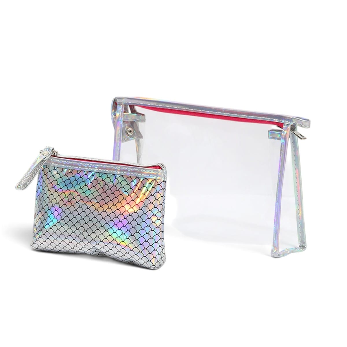 Trousse de Toilette Fille Sirène Écailles Lot de 2 | TrousseUp
