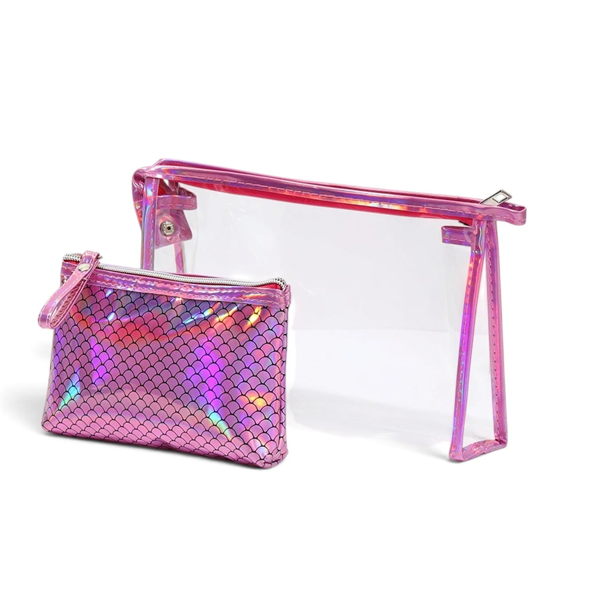 Trousse de Toilette Fille Sirène Écailles Lot de 2 | TrousseUp