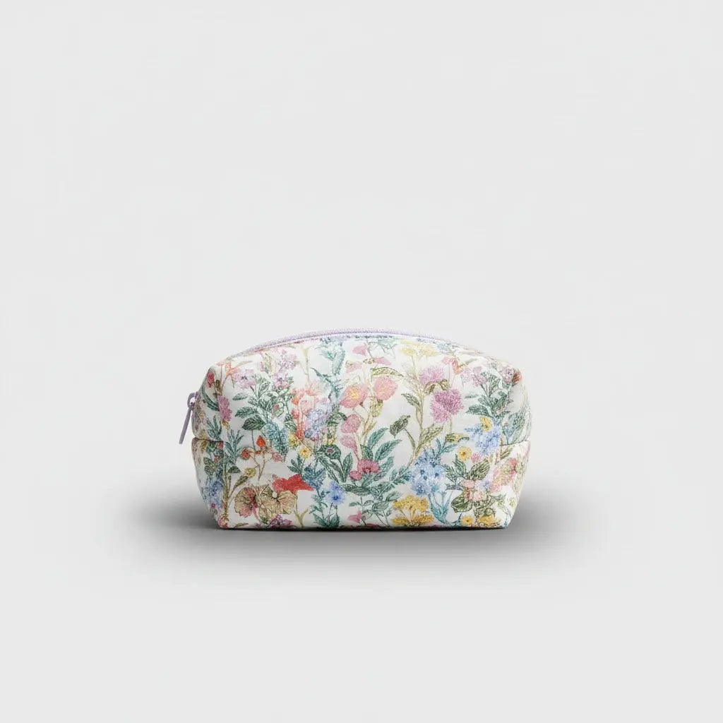 Trousse de toilette fleurs cartoon