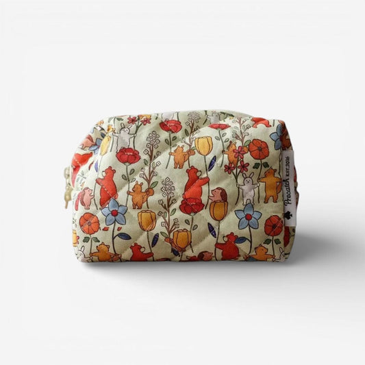 Trousse de toilette fleurs cartoon