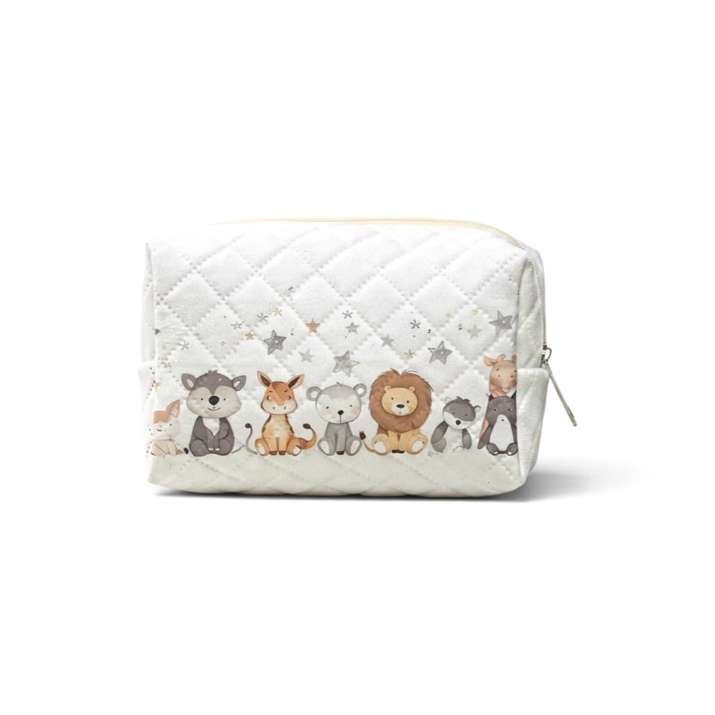 Trousse de Toilette Garçon Animaux Lion Renard | TrousseUp