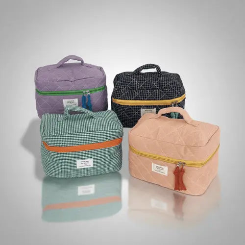 Trousse de toilette grande taille matelassée – XL pratique