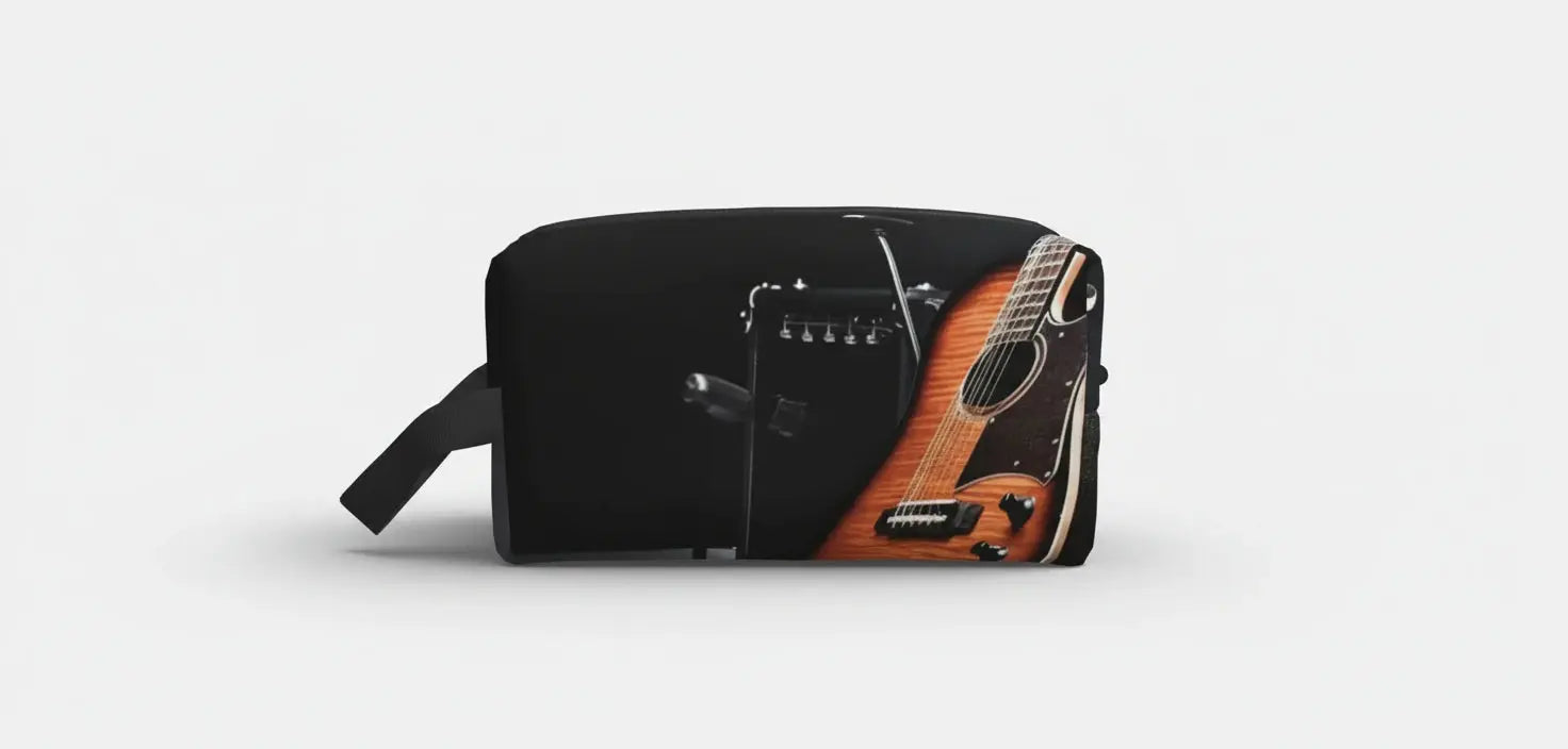 Trousse de toilette homme guitare