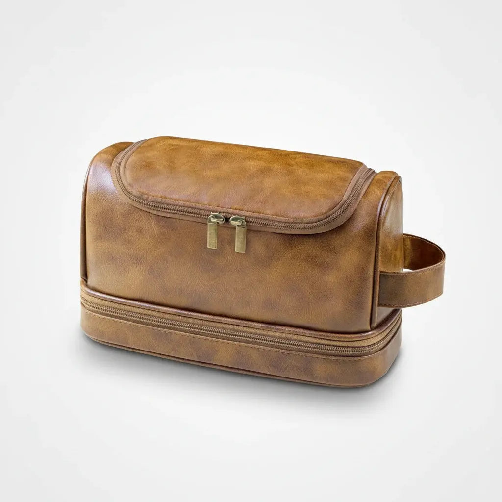 Trousse de toilette homme | Sac suspendu en cuir