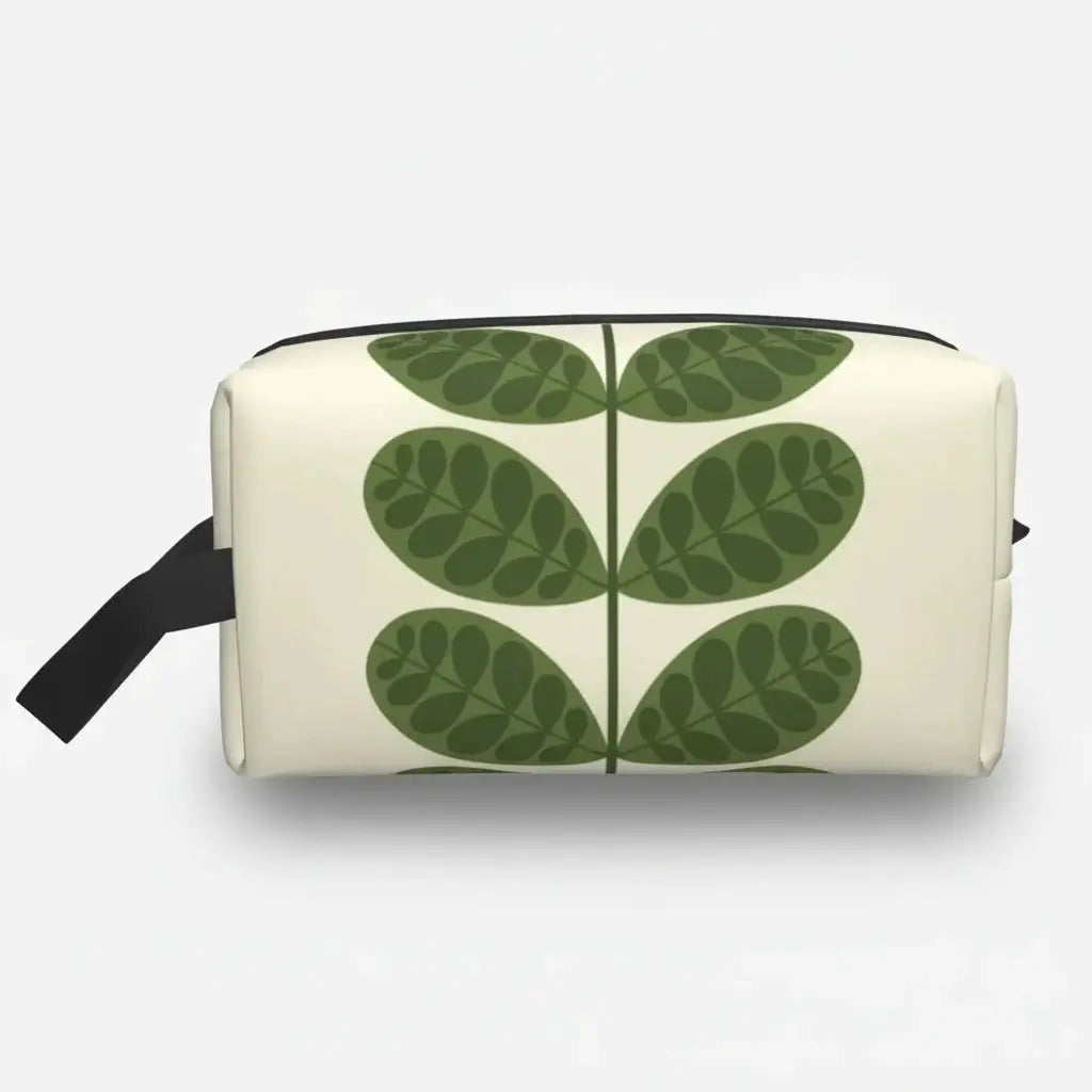 Trousse de toilette imprimée fleurs colorées 