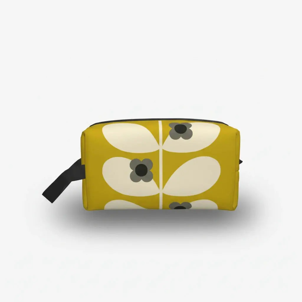 Trousse de toilette imprimée fleurs colorées 