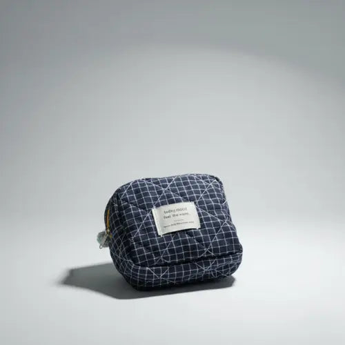 Trousse de toilette matelassée compacte – Élégante et pratique