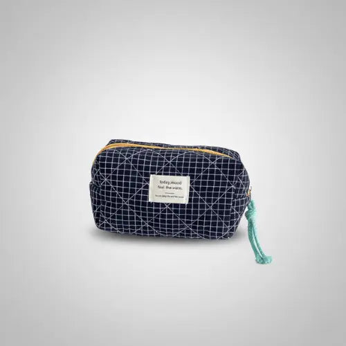 Trousse de toilette matelassée compacte – Élégante et pratique