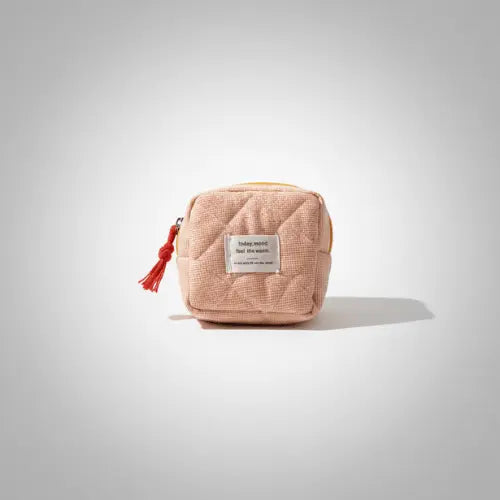 Trousse de toilette matelassée compacte – Élégante et pratique