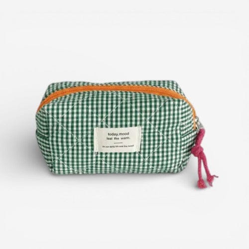 Trousse de toilette matelassée compacte – Élégante et pratique - 