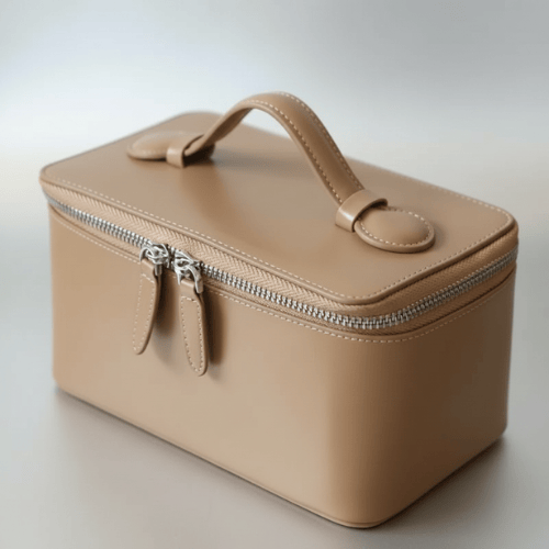 Trousse de toilette personnalisable – Cuir véritable ou PU, grande capacité