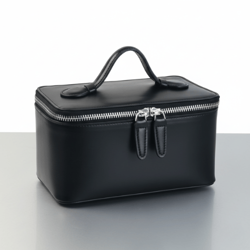 Trousse de toilette personnalisable – Cuir véritable ou PU, grande capacité