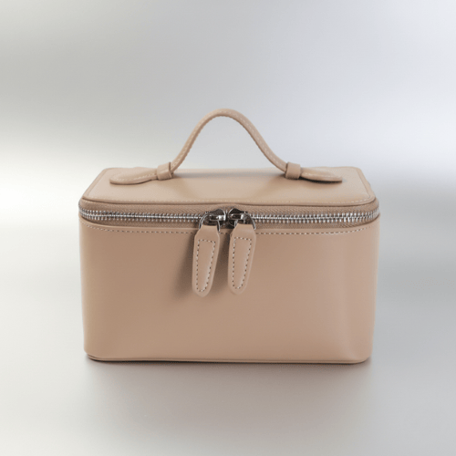 Trousse de toilette personnalisable – Cuir véritable ou PU, grande capacité