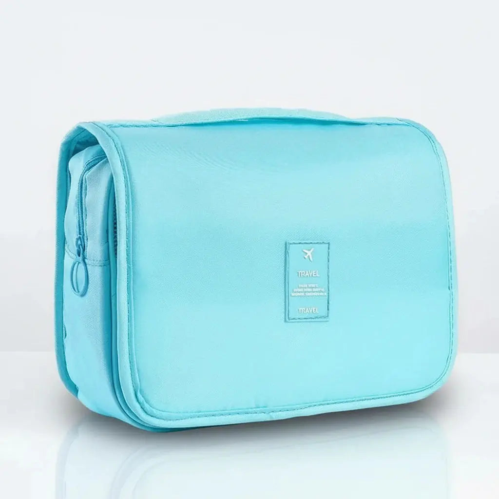 Trousse de toilette portable grande capacité avec crochet