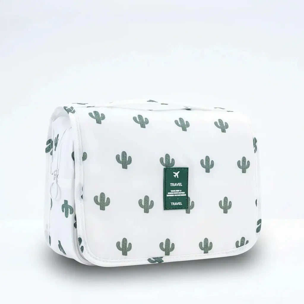 Trousse de toilette portable grande capacité avec crochet