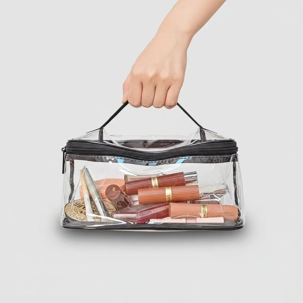 Trousse de toilette PVC à poignée