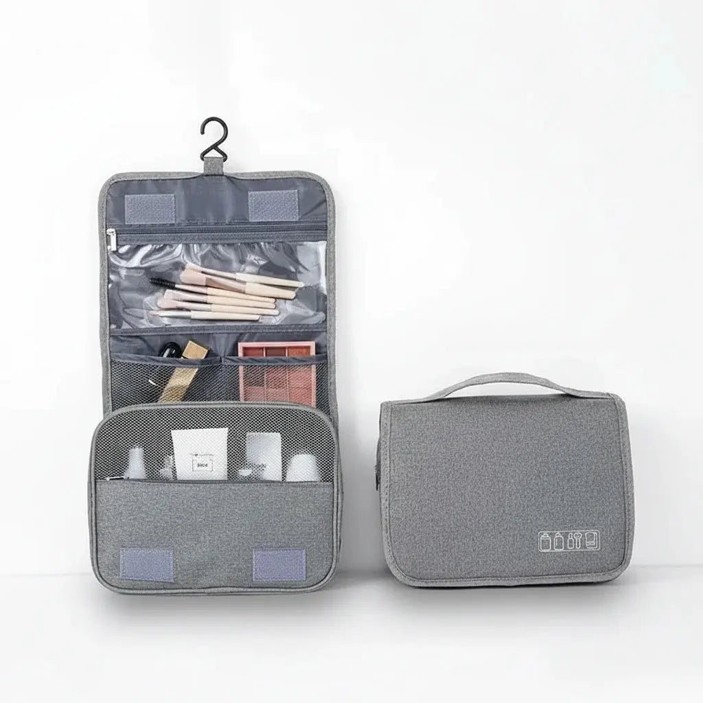 Trousse de toilette suspendue pliable