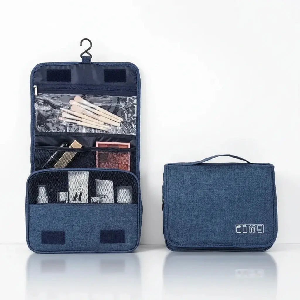 Trousse de toilette suspendue pliable