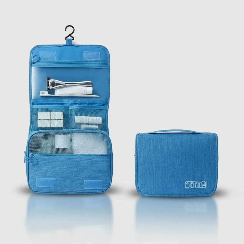 Trousse de toilette suspendue pliable