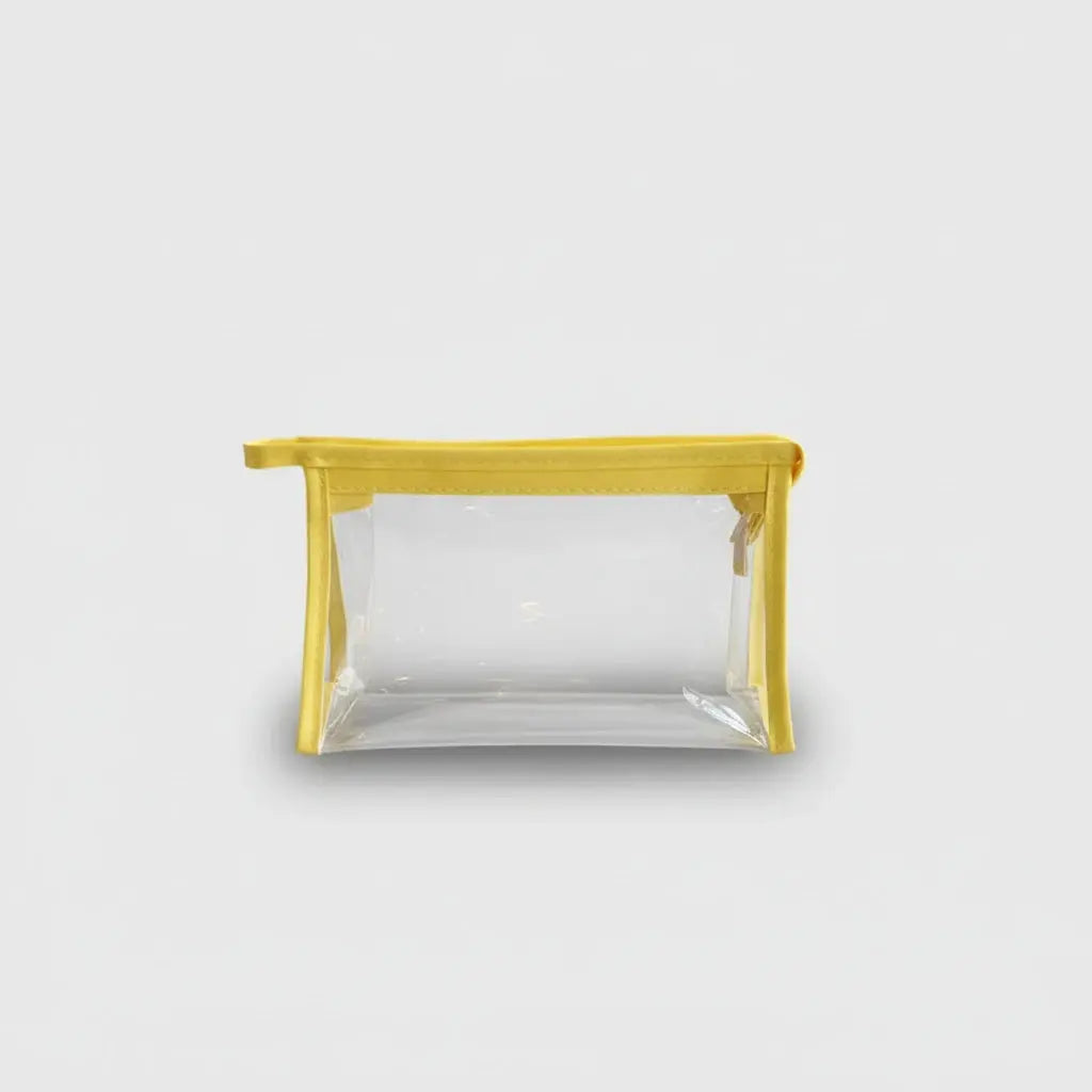 Trousse de toilette transparente en PVC
