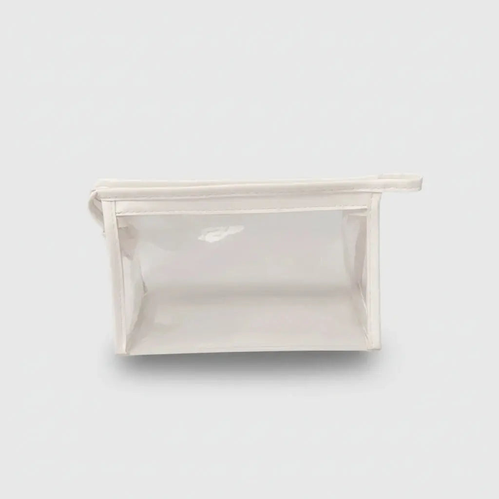 Trousse de toilette transparente en PVC