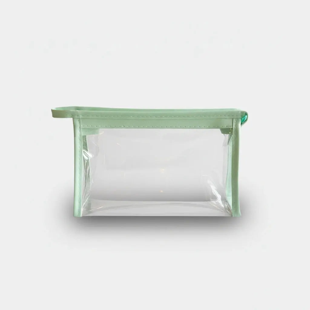 Trousse de toilette transparente en PVC